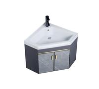 Generisch Small Corner Bathroom Vanity Unit with Sink Cabinet Floating Vanity Unit Bathroom Clearance Sale Bathroom Vanity Sink with Tap
