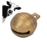 Generisch Small Cowbells for Sheep, Anti-Lost Cow Bells for Dogs, Ornaments for Pets, Loud Ring of the Bell to Liven Up the Holidays, Decorative Metal Bells for Anima