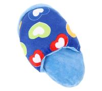 Generisch Small Dog Squeaky Toys, Slipper Shape Dog Teething Game, Interactive Puppy Stuffing Toy, for Exercise, Family Playtime, Outdoor & Indoor Training, Home & Boredom