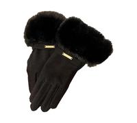 Generisch Small Heater for Desk, Touchscreen Winter Cycling Gloves, Warm, Winter Gloves, Waterproof, Zip