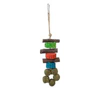 Generisch Small Pet Chew Toy - Hamster Teether | Gnaw Toy | Natural Care Accessories | Fun for Guinea Pigs Ferrets Chinchillas Degus | Safe Enrichment Requirements