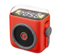 Generisch Small Wireless Speaker - Magnetic Back Clip Speaker, Ultra-Portable Speaker with Back Clip, Magnetic Music Player Sound Box for Study Room, Car, Picnic, Party, Travel, Beach, Fitness