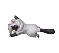 Generisch Smartphone Holder - Funny Support with Fixed Handle, Cat Figure Statue Desk Mobile Phone Stand for Men Women Students Teenager Girls Bedside Table Dorm Library Cafe Kitchen