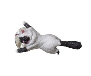 Generisch Smartphone Holder - Funny Support with Fixed Handle, Cat Figure Statue Desk Mobile Phone Stand for Men Women Students Teenager Girls Bedside Table Dorm Library Cafe Kitchen