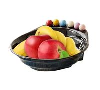 Generisch Snack Bowl with Forks, Multifunctional Tableware, Fruit Plate for Hospitality, Suitable for Afternoon Tea, Picnic, Excursions, House Parties, Dinner and Space-Saving Living Small Spaces at