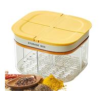 Generisch Snack Container, Snack Container with Lid, Tight Closing, Fridge Organiser and Serving Box for Storing Garlic, Nuts, Onions and Ginger