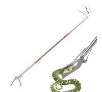 Generisch Snake Tongs, Stainless Steel Folding Rubbish Catcher, Rubbish Grabber and Gripper Tool, for Homeowners, Gardeners, Garden, Wildlife Shelter, Camping Trips, Garden Park, Picnic and Hiking
