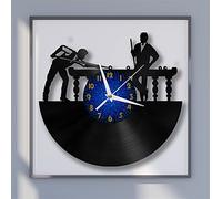Generisch Snooker Man Decorations Vinyl Record Clock for Wall Design,12 inches Wall Clock for Living Room Decor,Best Gifts for Men/Women/Children(B-Without LED)