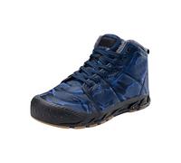 Generisch Snow Boots Men's Camouflage Winter Boots Men's Warm Hiking Boots with Lacing Outdoor Boots Sports Trekking Boots High-Top Lace-up Boots Lightweight Classic Boots, blue, 7 UK