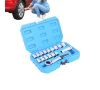 Generisch Socket Spanner Repair Tool with Bit Quick Release Ratchet Wrench for Car Household Motor Vehicle Workshop Mechanic Bicycle Tools