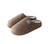 Generisch Soft Cozy Slippers for Winter Home Slippers Couple Style Slippers Warm for Comfort, coffee, 10 UK