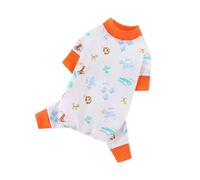 Generisch Soft Dog Pyjamas Made of Pure Cotton Dog Clothes Pet Jumpsuit Puppy Romper Daily Clothing for Dogs Dog Raincoat Test (F S)