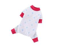 Generisch Soft Dog Pyjamas Made of Pure Cotton Dog Clothes Pet Jumpsuit Puppy Romper Daily Clothing for the Dog Raincoat Test (G L)