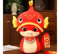 Generisch Soft Rag Dolls, The Year of the auspicious Thing, Doll, Annual Meeting, Decoration, Animal Doll, Pram Buggy (A, 23 cm)