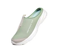 Generisch Soft Slippers, Lightweight Summer Slippers for Couples with Breathable, Open Toe Design - Easy to Put on, Ideal for Everyday Use, Green, 6 UK