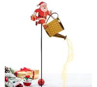 Generisch Solar Watering Can Waterproof Santa Claus Jug
