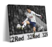 Generisch Son Heung-min Football Star Poster Living Room Bedroom Decorative Painting Canvas 12 x 18 Inch (30 x 45 cm)