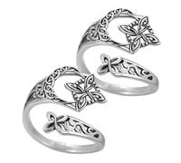 Generisch Sorceress Loop - Arcane Silver Loop, Mystic Hollow Loops, Metal, Fantasy Statement Embellishment, Alloy, Heavenly Emblem | Outdoor Evening Festival
