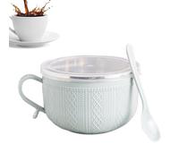 Generisch Soup Cup 25 oz - Large Cup and Bowl with Lid, Tea Mug with Lid, Travel-Friendly Tableware for Tea, Oatmeal, Pasta, Lunch, Sandwich, Cafe, Home, Office