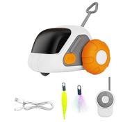 Generisch Souris Télécommandée Chat - Jouet Interactif Robotique | 3.31 Pouces Appareil Exercice De Chasse | Souris Électronique Rechargeable USB, Pack Complet, Expérience De Jeu Réaliste Et Amusante