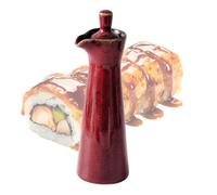 Generisch Soy Sauce Bottle Dispenser - 120 ml Japanese Ceramic Container - Oil Bottles for the Kitchen, for Cooking Syrup Honey for the Pantry Cabinet Worktop Home and the