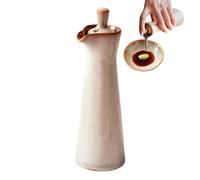 Generisch Soy Sauce Bottle - Japanese Ceramic Container 120ml | Elegant Shoyu Dispenser | Accessories for Kitchen, Spices, Pantry, Countertop and Home