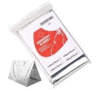 Generisch Space Rescue Blanket, Warming Aluminium Foil Survival Equipment - Thermal Blankets for Camping Hiking Travel Sleeping Car Cold Weather Snow