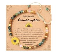 Generisch Spacer Beads for Jewellery Making Positivity, Strength and Love - Birthday, Christmas or Thank You - For Friends and Coworkers Gr racelet, one size, Plastic, No Gemstone