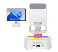 Generisch Speaker with Smartphone Holder, Adjustable 360 Degree Audio Devices, Stand Holder for Smartphone and Speaker, for Streaming at Home, Office, Bedroom and on the Go