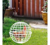Generisch Spherical Mobile Chicken Rolling Circular Chicken Cage Rabbit Running Net Pet Cage Outdoor Farm (B, One Size)