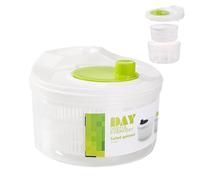 Generisch Spinner Fruit Cleaner Spinner Manual Harmless Salad Spinner with Drain Dryer Salad Dryer Dehydrator Removable Fruit Spinner for Hotels Kitchen Restaurants