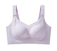 Generisch Sports Bra for Women Seamless Lightweight Support Bra with Lifting Effect for Optimal Side Coverage Shapes the Figure with Underwire High Casual