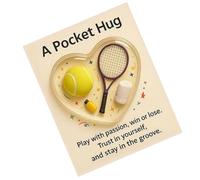 Generisch Sports Hug, Motivational Keepsake for the Bag, Inspirational Memory Card for Players, Athletes, Fans, Collectors, Training, Game Days, Training Camp, Tournaments, Travel, Birthday Parties