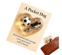 Generisch Sports Hug, Motivational Keepsake for the Bag, Inspirational Memory Card - For Players, Team Managers, Fans Enthusiasts, Training Place, Game Days, Training, Tournaments, Travel, Birthday