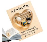 Generisch Sports Hug, Motivational Keepsake for the Bag, Portable Mutation Cards, for Athletes, Team Managers, Fans, Teammates, Training Field, Game Days, Training Tournaments, Collectors