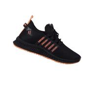 Generisch Sports Shoes Men's Black Running Shoes Breathable Mesh Trainers Soft Comfortable Trainers Zero-Drop Leisure Shoes Ergonomics-Oriented Men's Shoes Walking Shoes for Men, orange, 9 UK