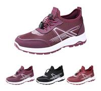 Generisch Sports Shoes Men's Campus: Jogging Shoes with Screw Lock Trainers Soft Sole Walking Shoes Non-Slip Training Shoes Cushioning Outdoor Shoes Classic Breathable Fitness Shoes, Purple4, 36 EU