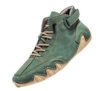 Generisch Sports Shoes Men's Waterproof Barefoot Shoes Men's Leather Black Trekking Shoes Breathable Leisure Shoes Plain Hiking Shoes Non-Slip Road Running Shoes Outdoor Running Shoes Comfortable