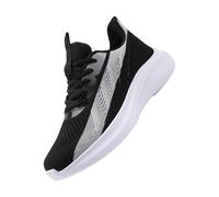 Generisch Sports Shoes Women's Running Shoes Trainers Breathable Trainers Running Tennis Walking Shoes Road Running Shoes Fitness Jogging Lightweight Non-Slip Shoes Leisure Shoes, black, 8.5 UK