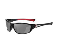 Generisch Sports sunglasses, windproof sunglasses for hot days, eye protection with polarisation - for golf, hiking, driving, cycling, fishing, men, women, Black and red legs polarised, Siehe