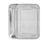 Generisch Sprouting Tray Set - Reusable Strainer - Stainless Steel Growing Trays | for Indoor Garden, Greenhouse Growing, Hydroponic System, Transplanting, Micro Plants