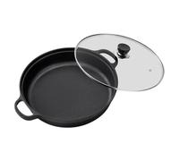 Generisch Square Griddle Pan - Granite Coated Frying Pan Black Non-Stick Cookware | Safe Steak Griddle for All Stove Tops for Kitchen, Camping, Outdoor Use