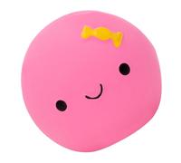 Generisch Squeaky Dog Egg Toy - Cute Latex Egg Doll Ball, Funny Chew Squeaker in Four Colours, Reinforced Binding Moment | Durable Interactive Game for Dogs to Give Birth