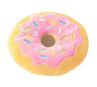 Generisch Squeaky Plush Donut for Dogs - 15 cm Large Interactive Chew Toy, The Affection, Soft Doughnut Sound, Durable Puppy Dog Toy, Fun When Pets Appo