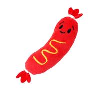 Generisch Squeaky Plush Puppy Toy - Shaped Stuffed Chew Training Companion, Gentle, Appealing Sound, Lasting Stimulation While Playing | Apartment, Bedroom, Living Room,