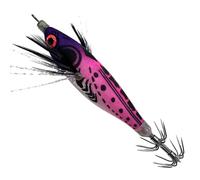 Generisch Squid Bait with Hooks, Realistic Round Belly, Squid Bait Jigs, for Lakes, Rivers, Reservoirs, Coastal Areas, Along the Shore Line, for Perch and Trout