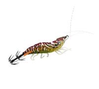 Generisch Squid Fishing Hooks - Glow in the Dark Device | Artificial Shrimp Shape | Squid Bait | Fishing in Saltwater, Fresh Lakes, Ponds, Night Morning for Outdoors
