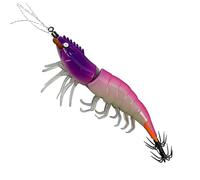 Generisch Squid Jig, Shrimp Shape Artificial Bait, Saltwater Squid Bait, for River and Outdoor as well as Shore, Lake, Lake, Shallow Water, , Men and Dads