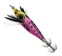 Generisch Squid Jigs Luminous Realistic Round Belly with Hook | Squid bait jigs for bass and on lakes, rivers, streams, reservoirs and coastal areas along the shore line