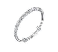 Generisch Stackable Message Couple Bangle Natural Jewellery Rope Bracelet Suitable As A Birthday For Your Plated Bracelet Magnetic Jewelry Wrist Rings, one size, Metal